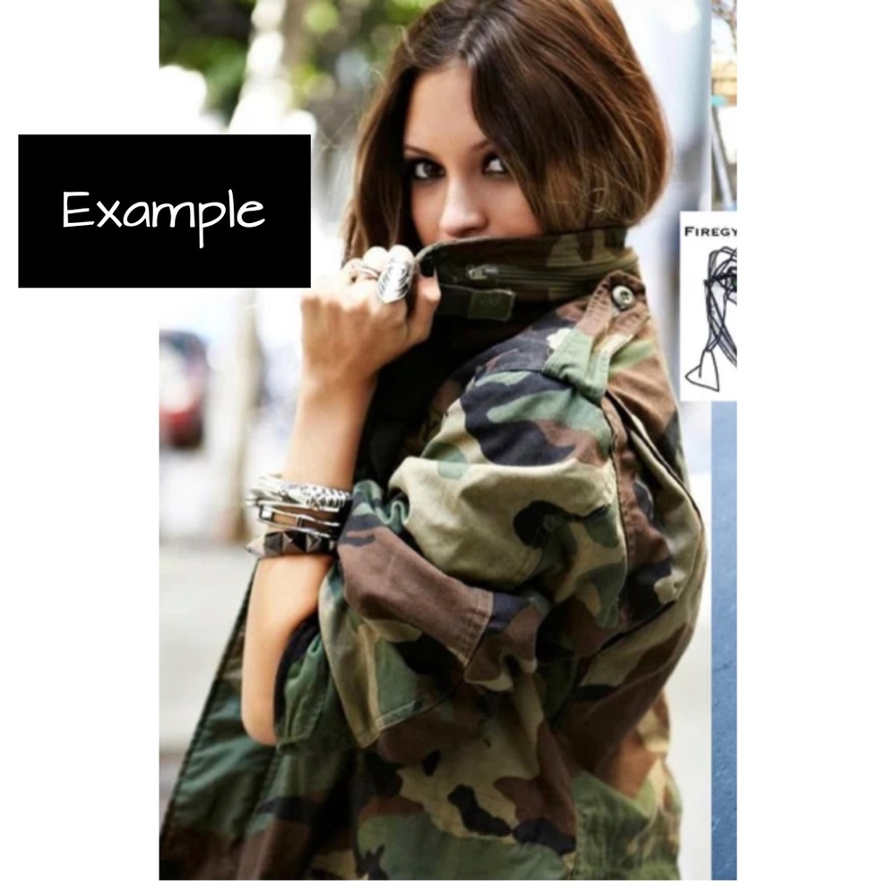 Camouflage coat / large/ open to most offers.